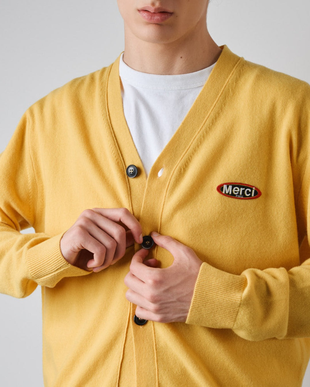Merci - Cardigan Charlie - Jaune