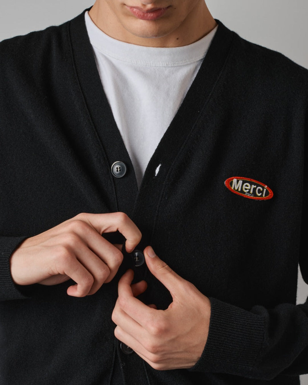 Merci - Cardigan Charlie - Noir