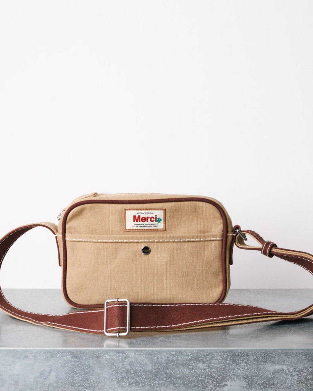 Merci - Sac Candide Reporter - Marron