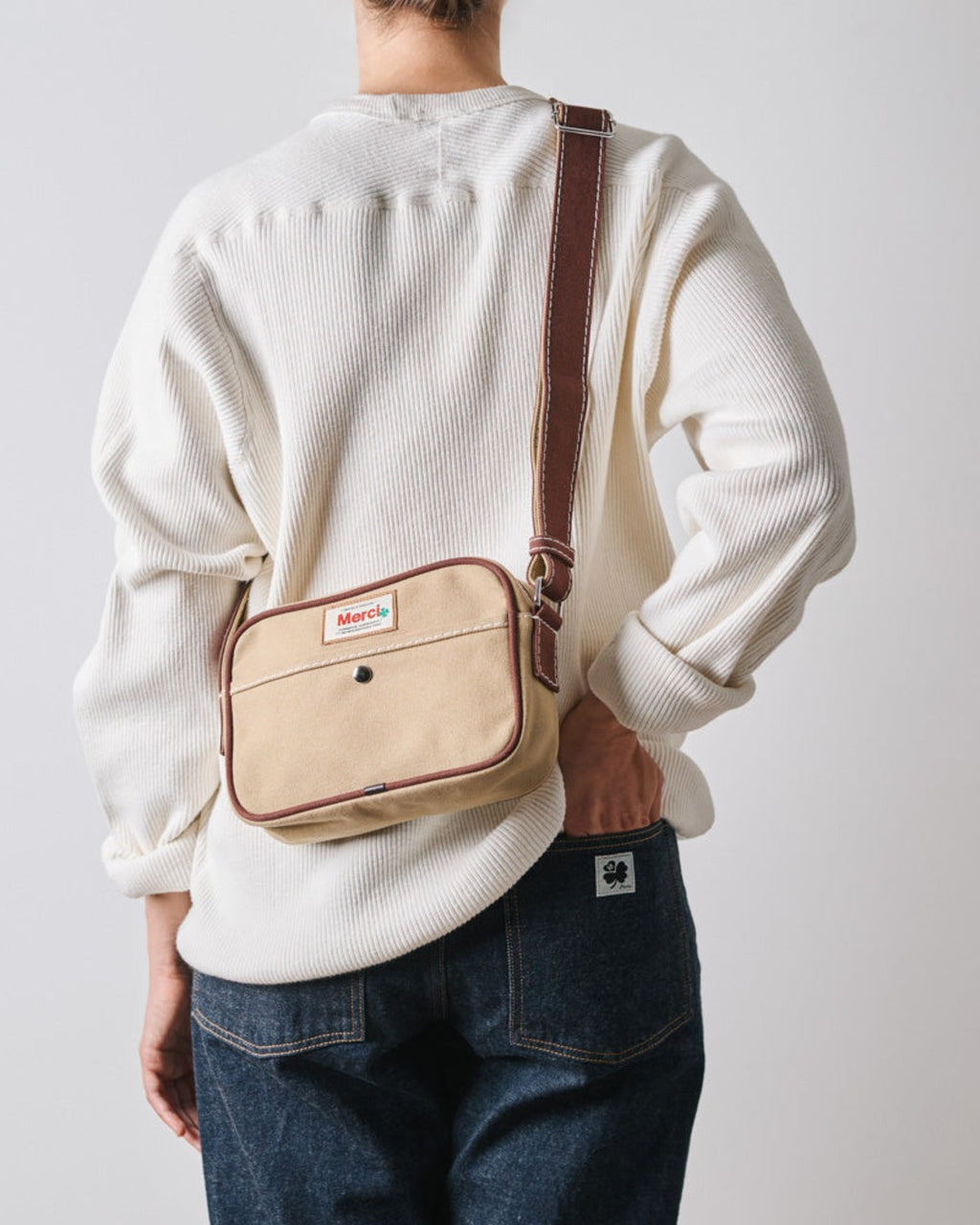 Merci - Sac Candide Reporter - Marron