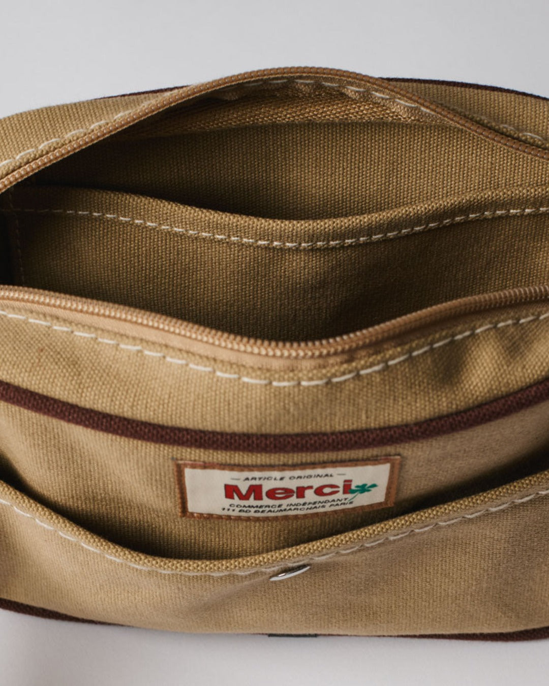 Merci - Sac Candide Reporter - Marron