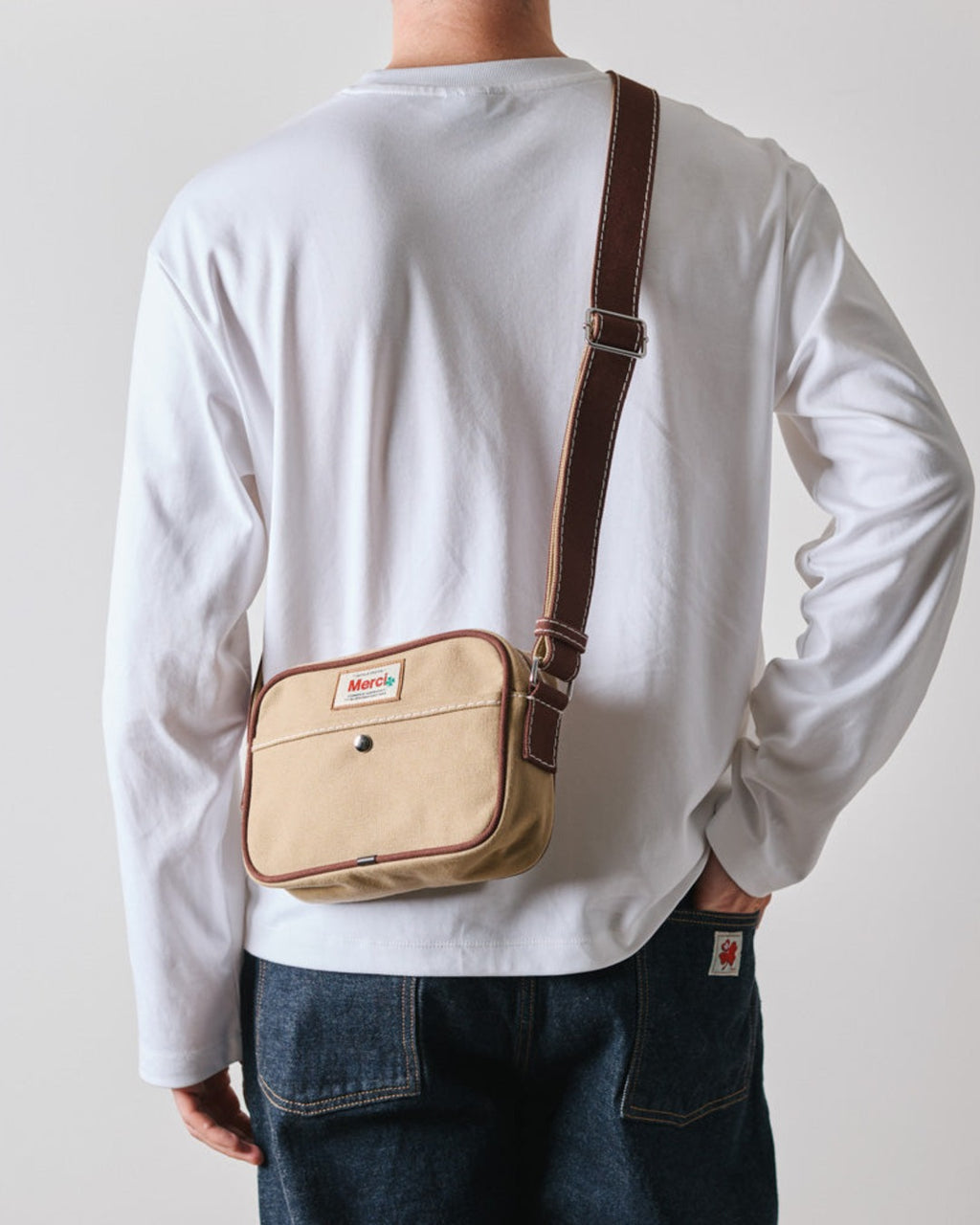 Merci - Sac Candide Reporter - Marron