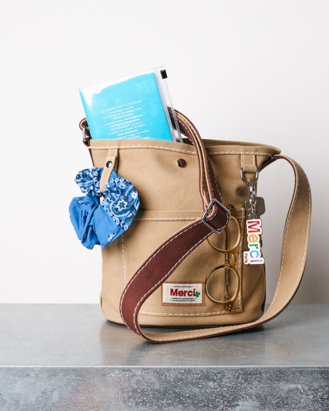 Merci - Sac Candide Seau - Marron