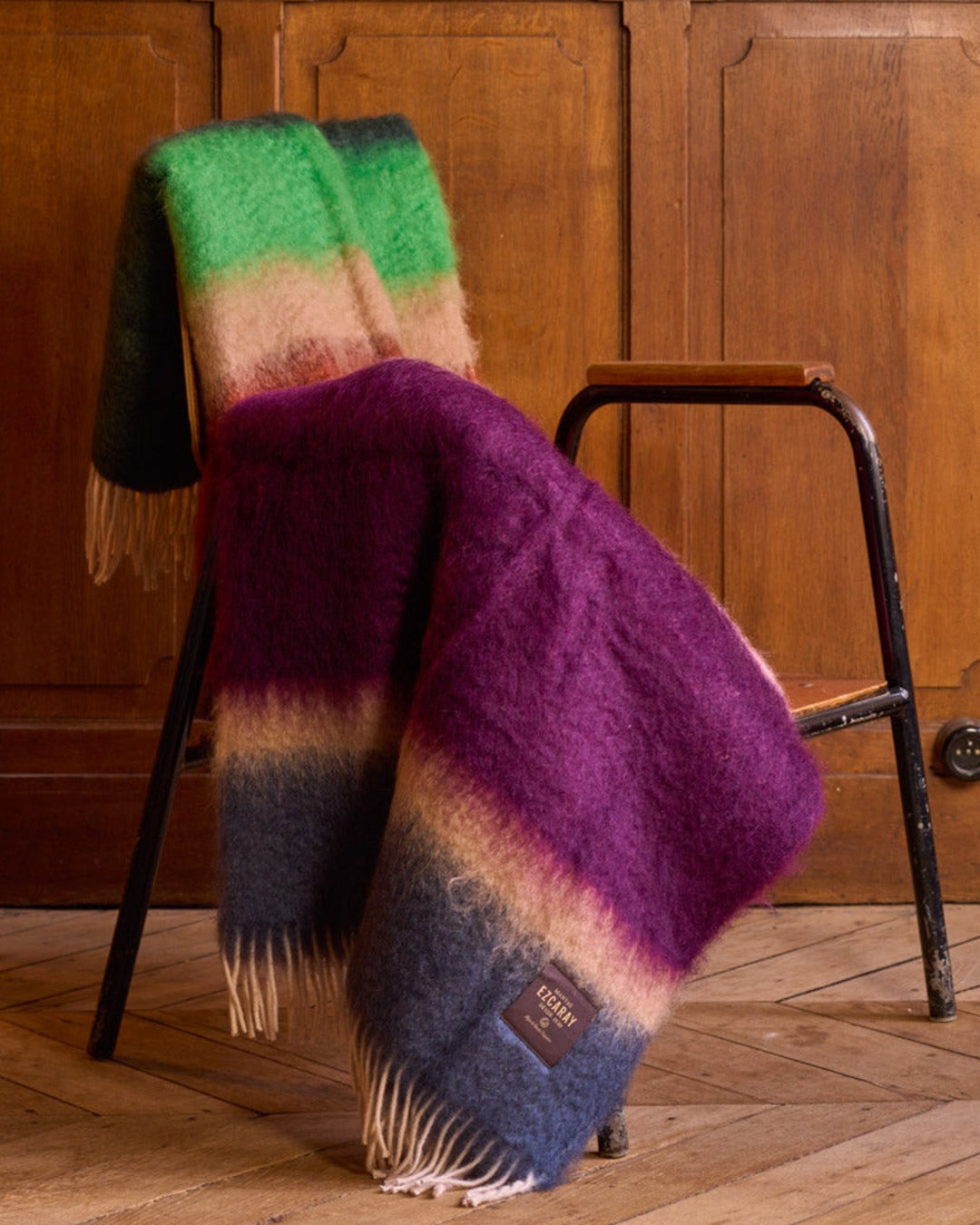 Mantas Ezcaray - Plaid Matisse - Violet & Fuschia