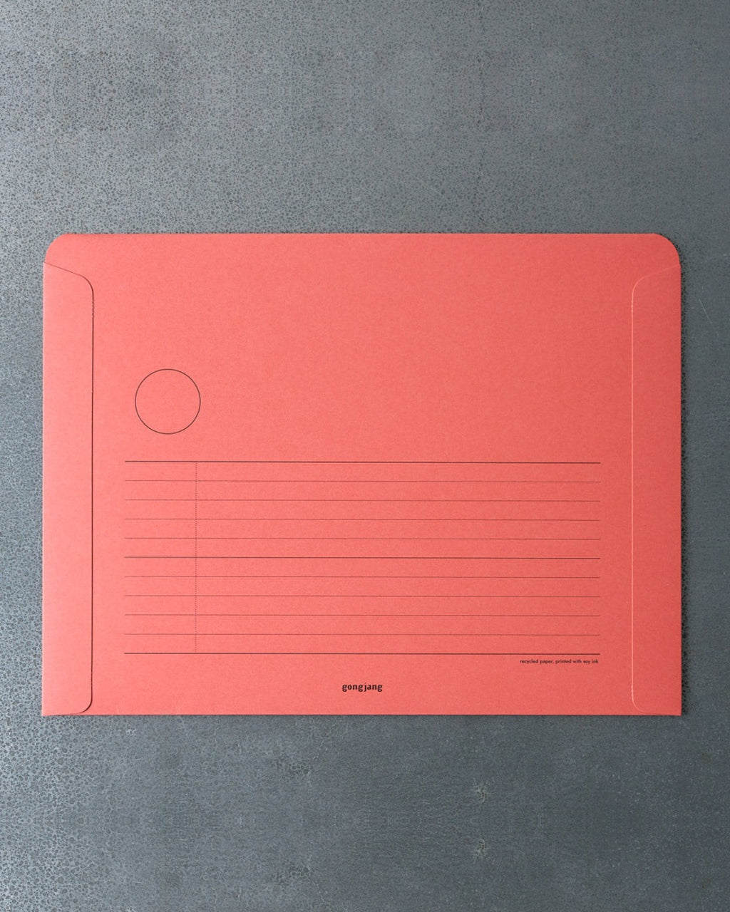 Gongjang - A4 Document Pouch - Coral