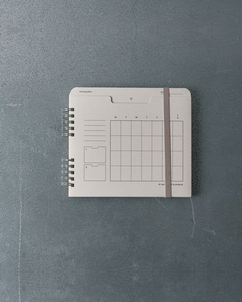 Gongjang - 6-Month Planner - Grey