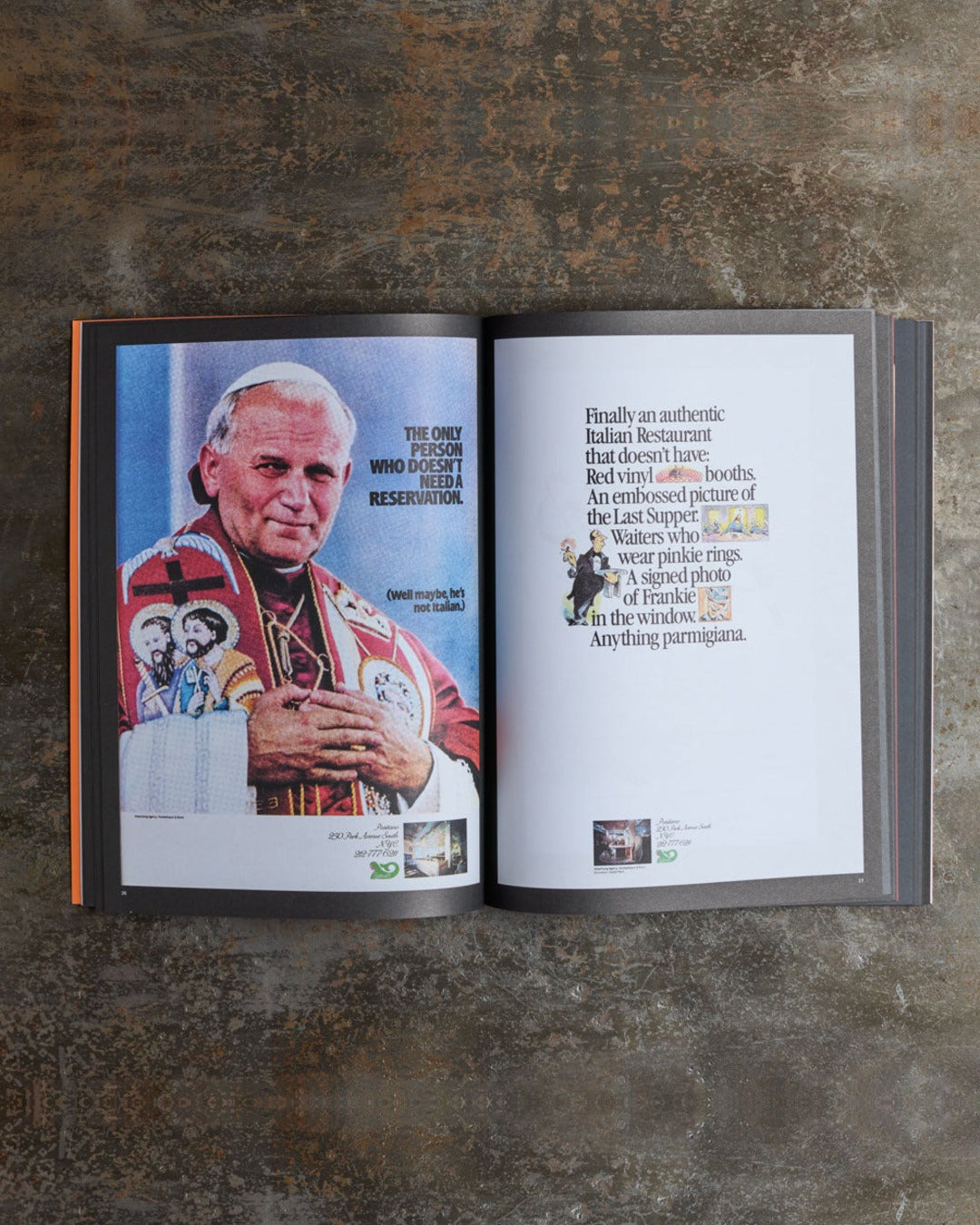 Blurring Books - Livre Nyc Restaurants Ads