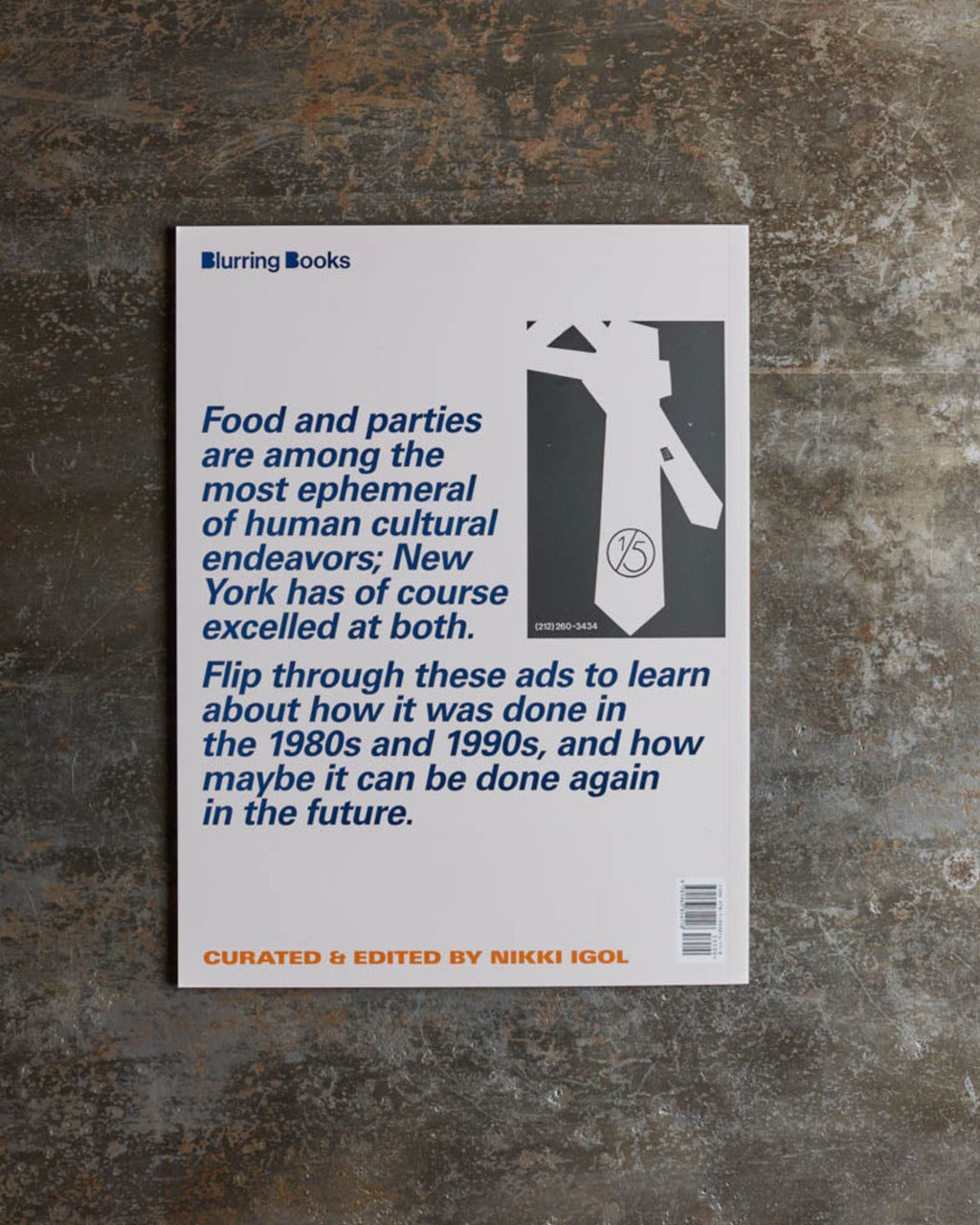 Blurring Books - Book - NYC Restaurant Ads