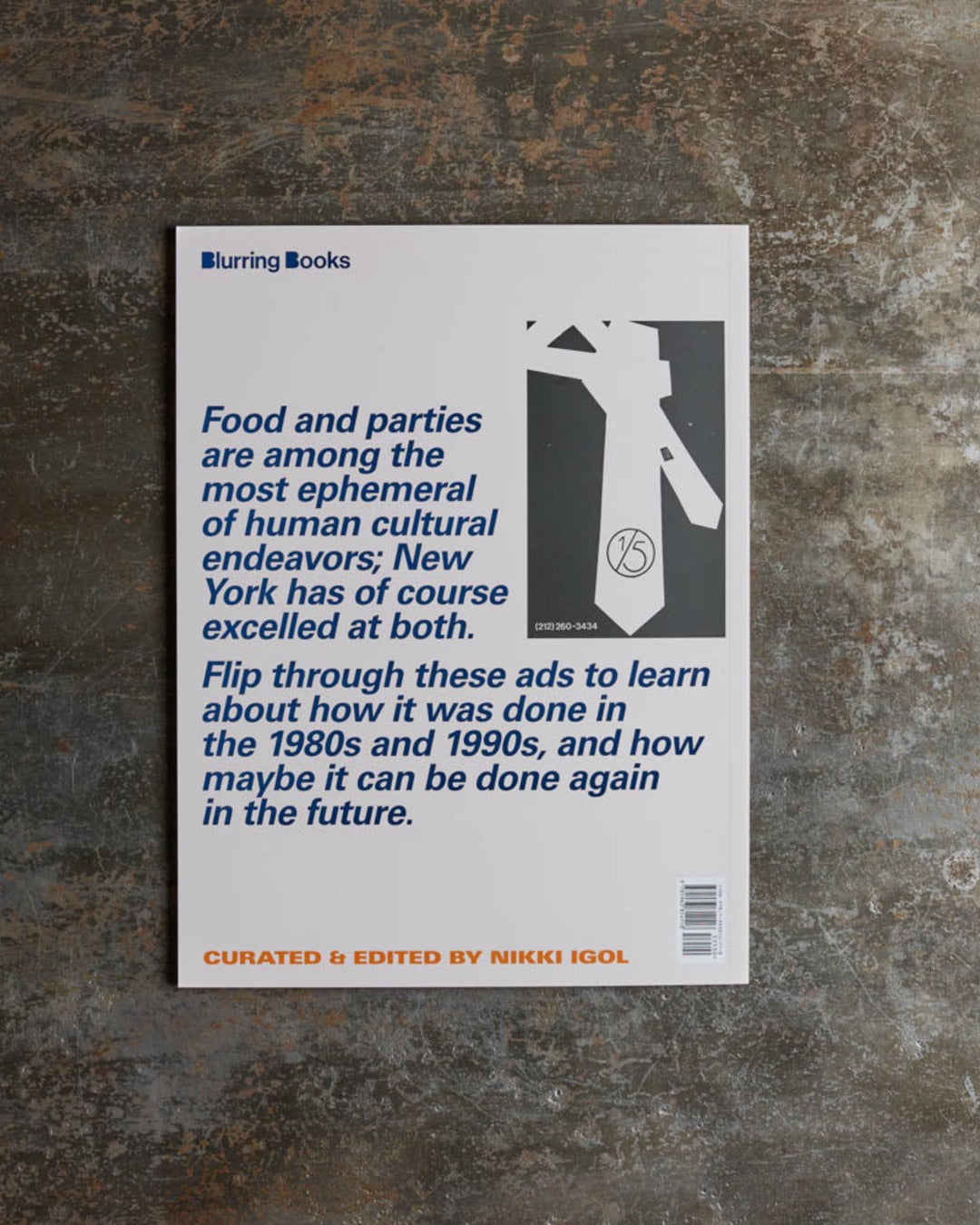 Blurring Books - Book - NYC Restaurant Ads