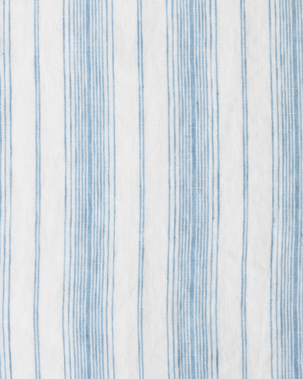 Merci - Washed linen Merci shopping bag - Primary Blue Canvas Stripes