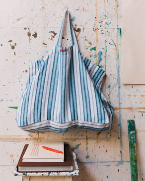 Rayures Palette Bleu Primaire