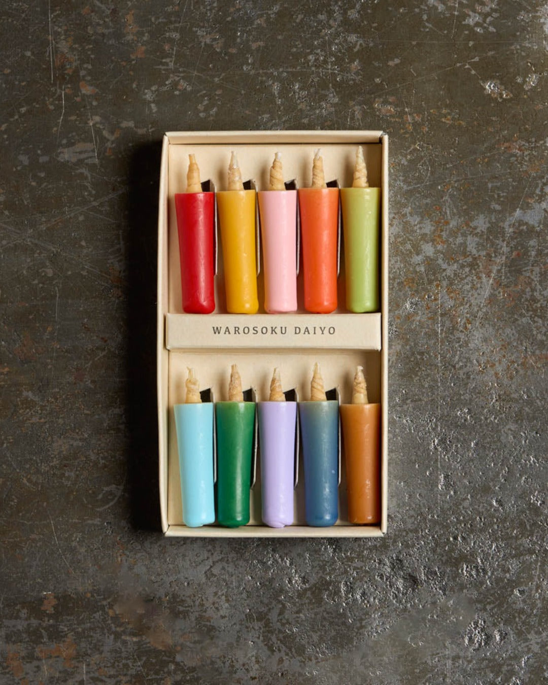 Daiyo - Rice Wax Candles - Bright Colors