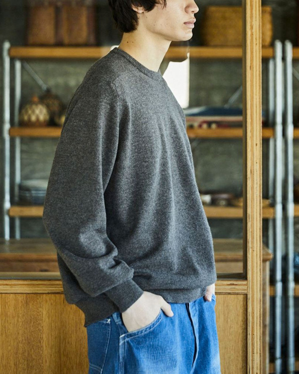 Orslow - Round neck sweater - Brown