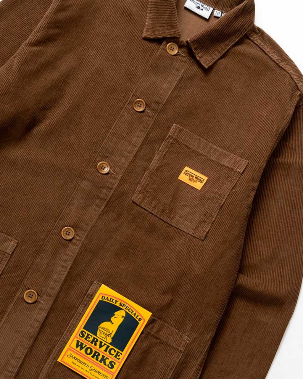 Service Works - Corduroy Work Shirt - Bark Brown