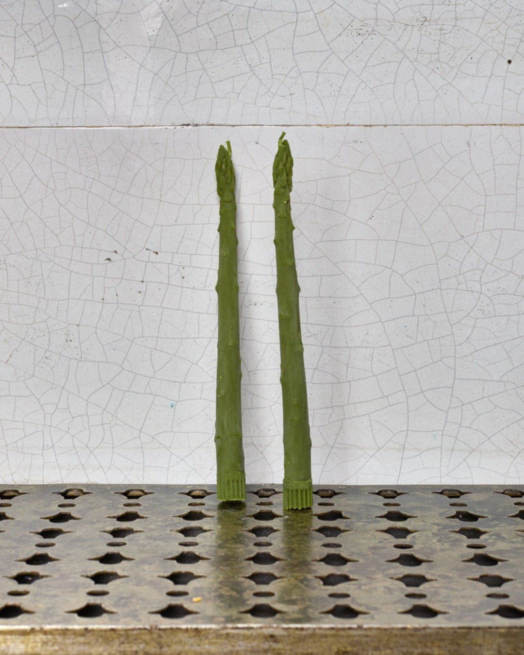 Happy Organics - Lot De 2 Bougies Asperges