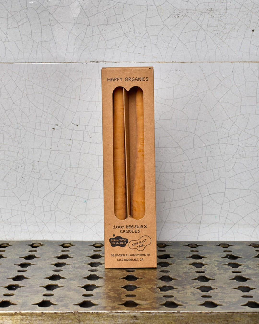 Happy Organics - Lot De 2 Bougies Carottes