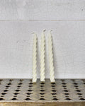 Cave Glow - Set of 3 Spiral Candles - White