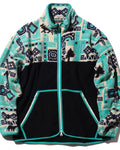 Beams Plus - Jersey imprimé animal - Bleu