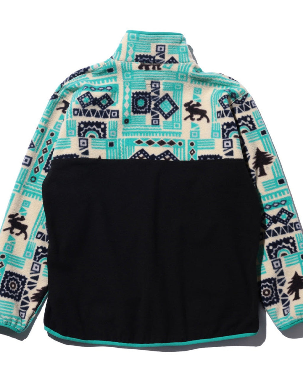 Beams Plus - Jersey imprimé animal - Bleu