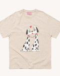 Carne Bollente - T Shirt The Pooch Smooch  - Gris