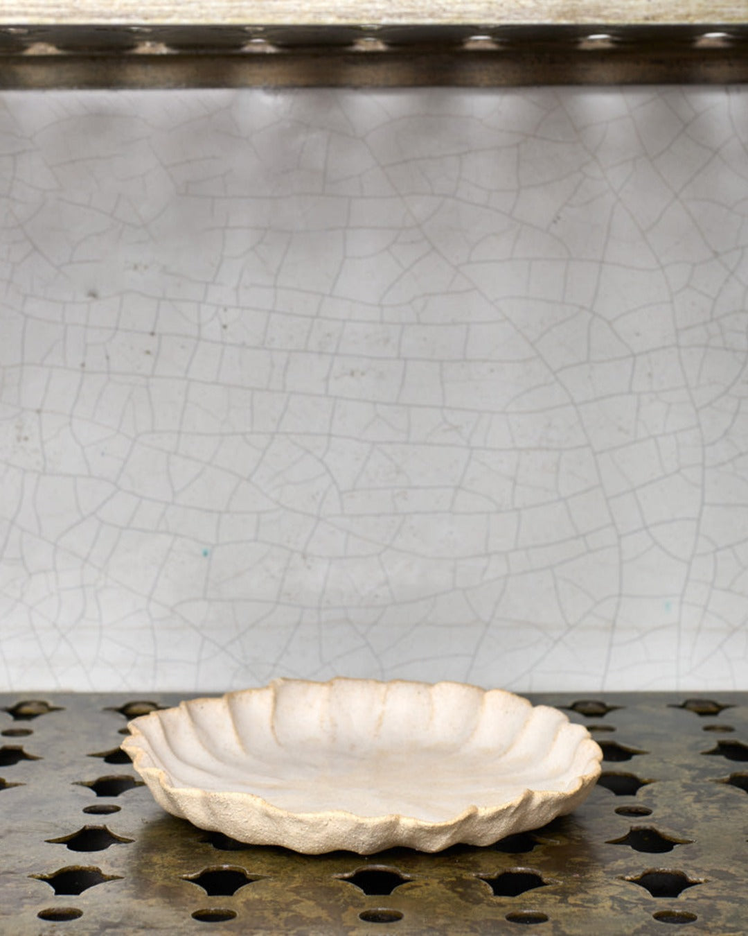 Pauline M - Flower Shell Plate