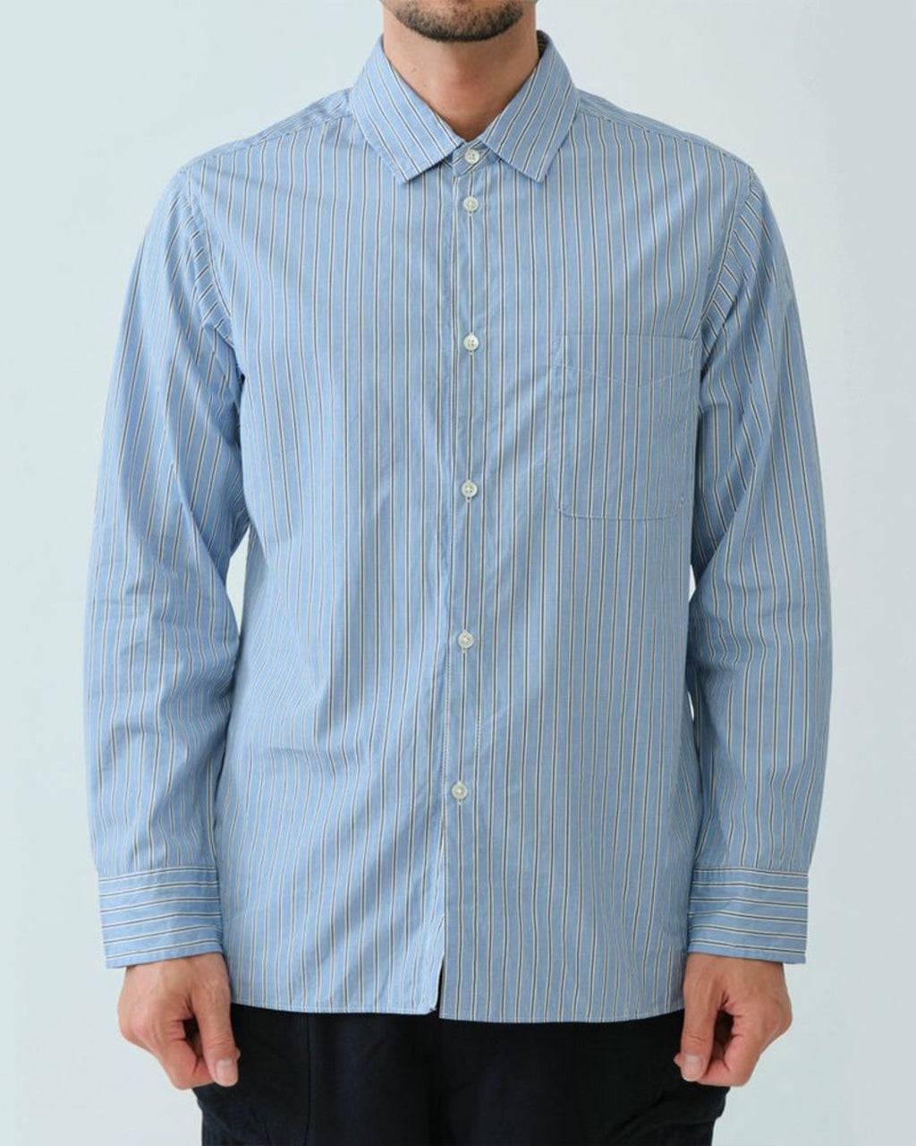 Sage de Cret - Chemise Rayée Thomas - Bleu