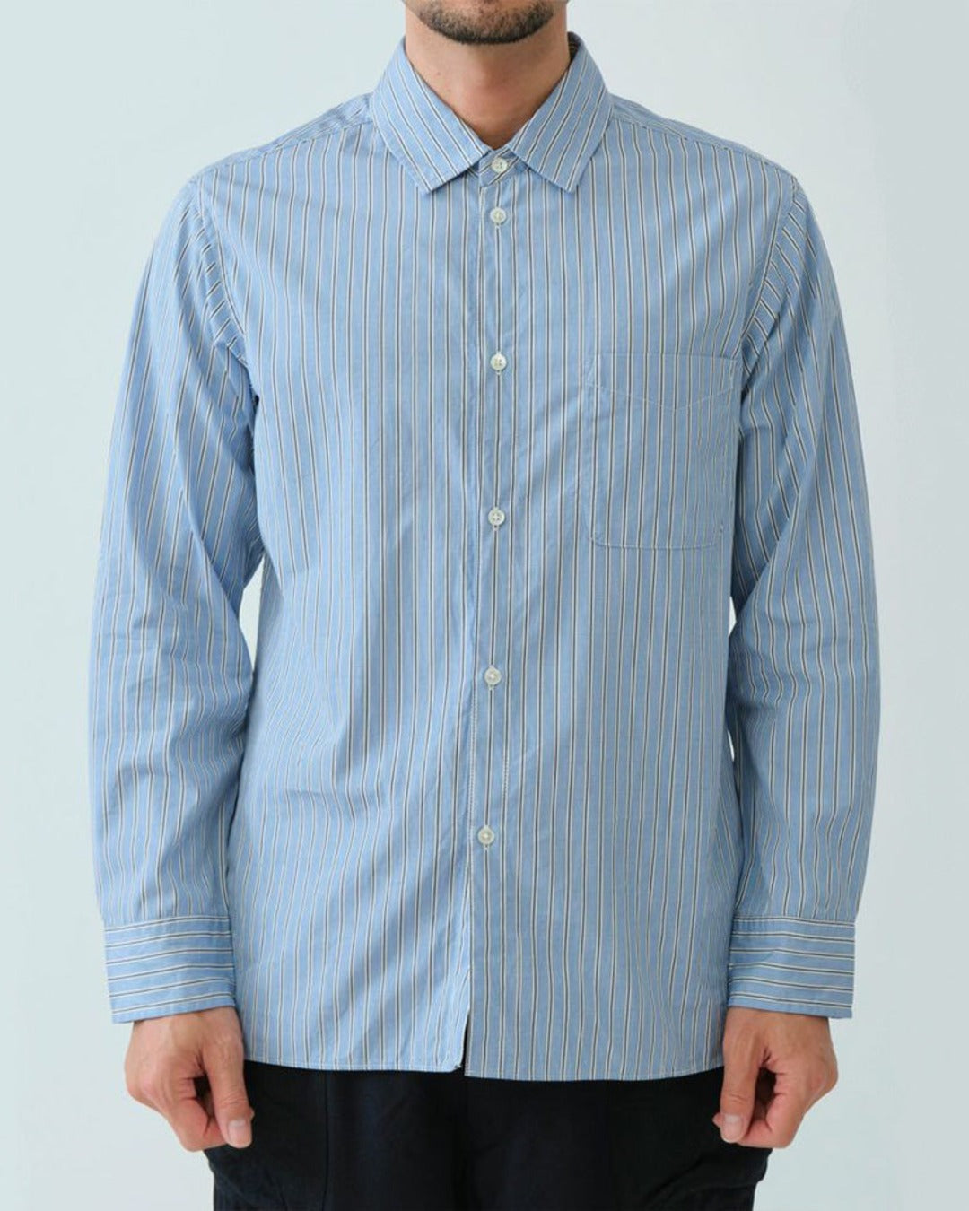 Sage de Cret - Chemise Rayée Thomas - Bleu