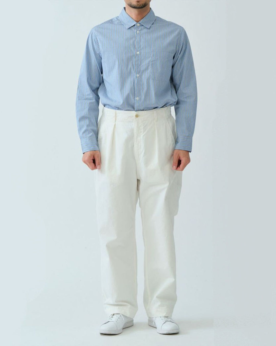 Sage de Cret - Chemise Rayée Thomas - Bleu