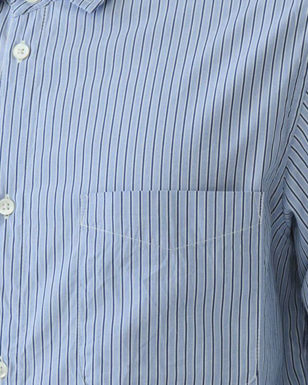 Sage de Cret - Chemise Rayée Thomas - Bleu