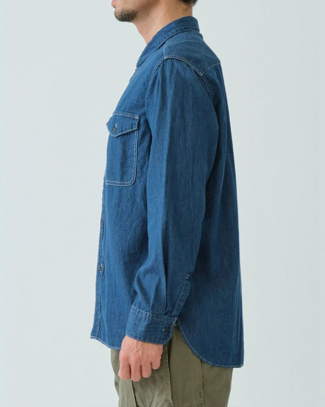 Sage De Cret - Denim Work Shirt - Blue