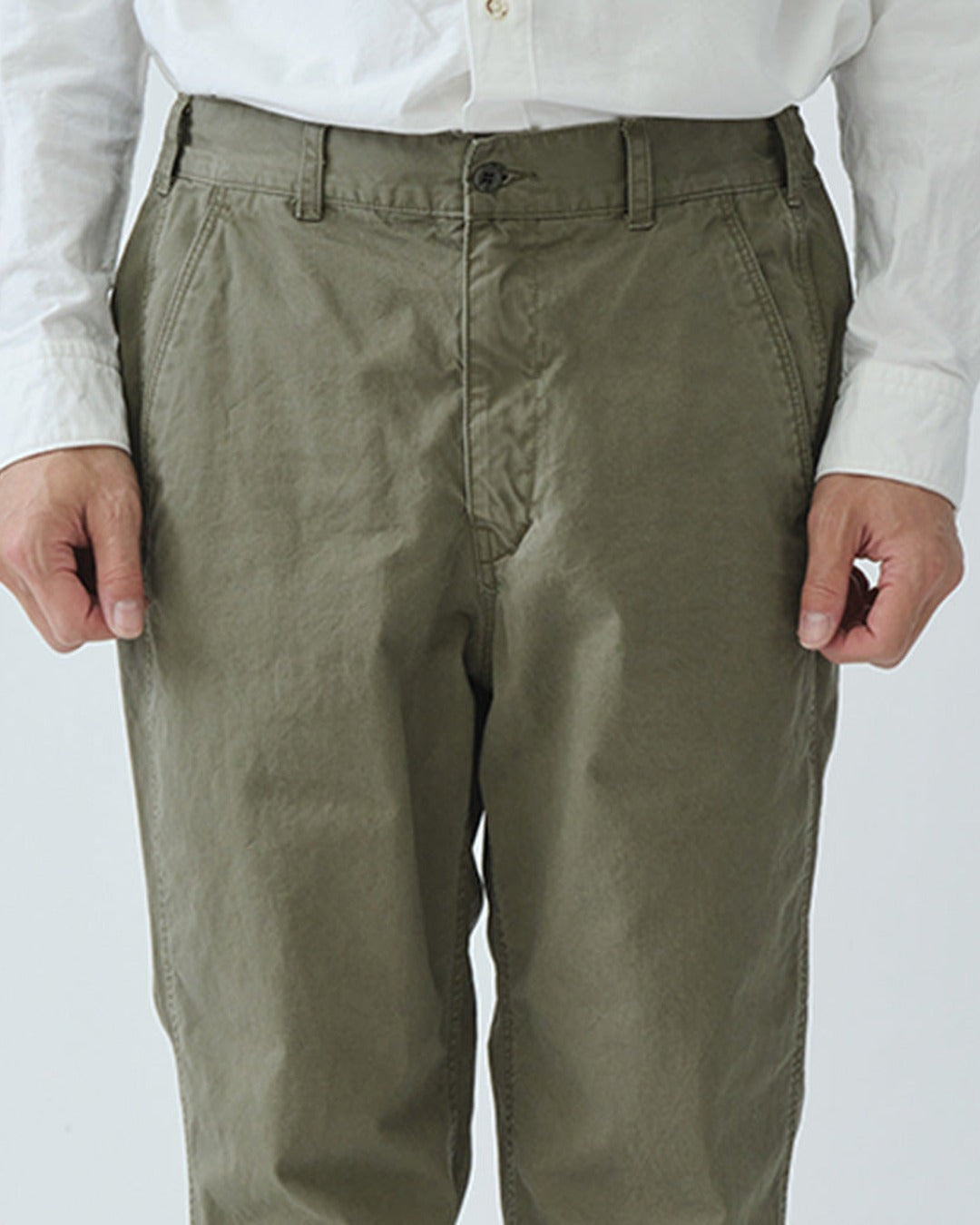 Sage De Cret - Pegtop Chino Pants - Olive