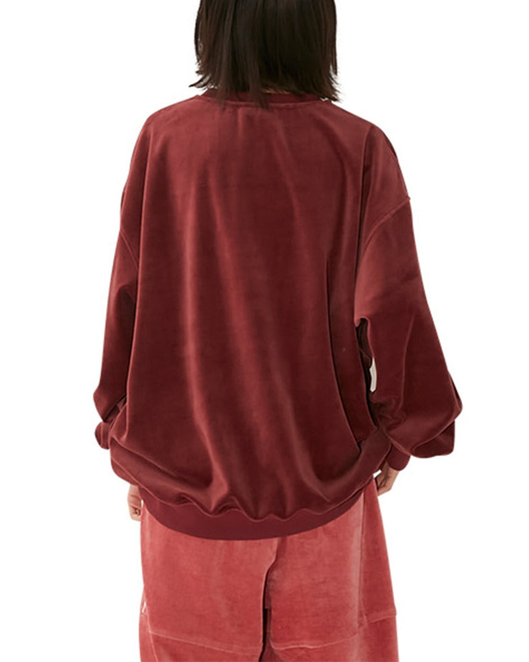 Halfway Native - Amor Velor Sweatshirt - Burgundy