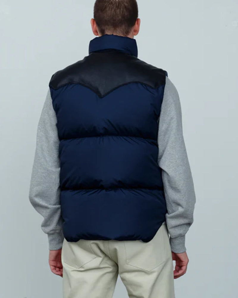ROCKY MOUNTAIN ダウンベスト サイズ38 ネイビー Rocky Mountain - Manteau Veste Down sans manches - Marine – Merci