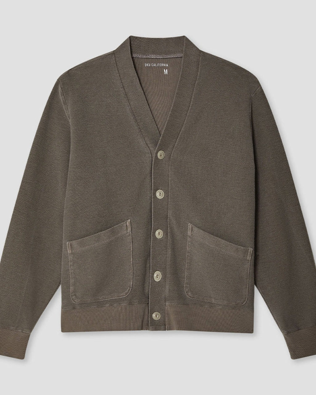 Save Khaki United - Terry Cardigan - Mocha