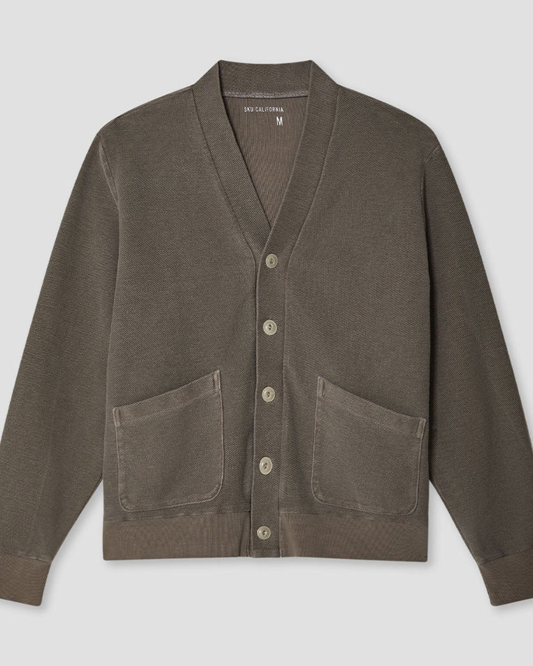 Save Khaki United - Terry Cardigan - Mocha