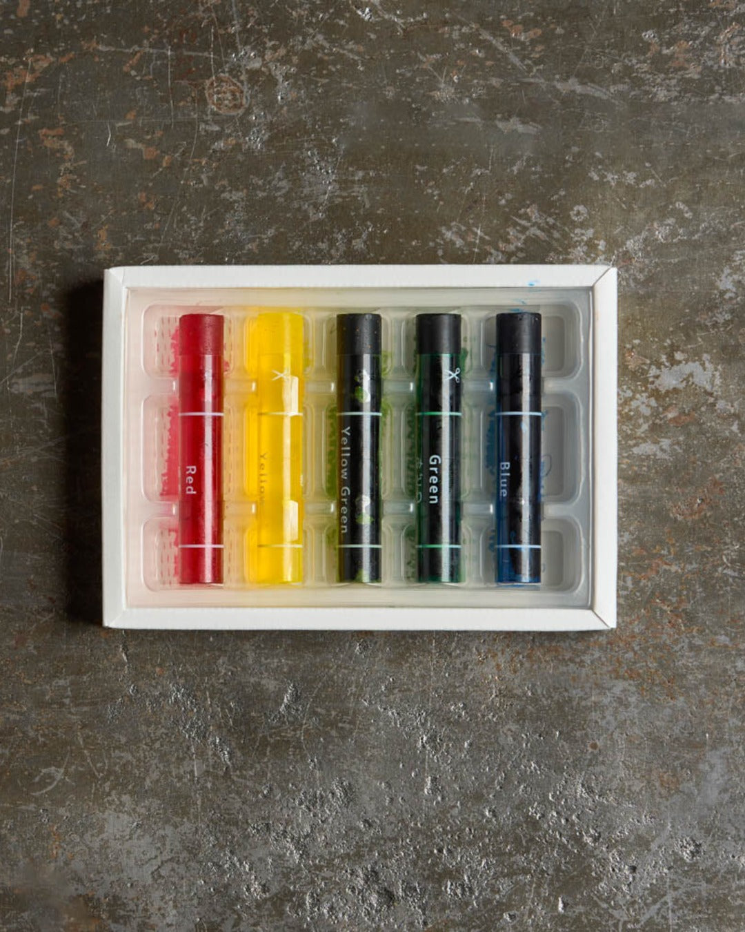 Kokuyo - Set 5 Crayons Transparents