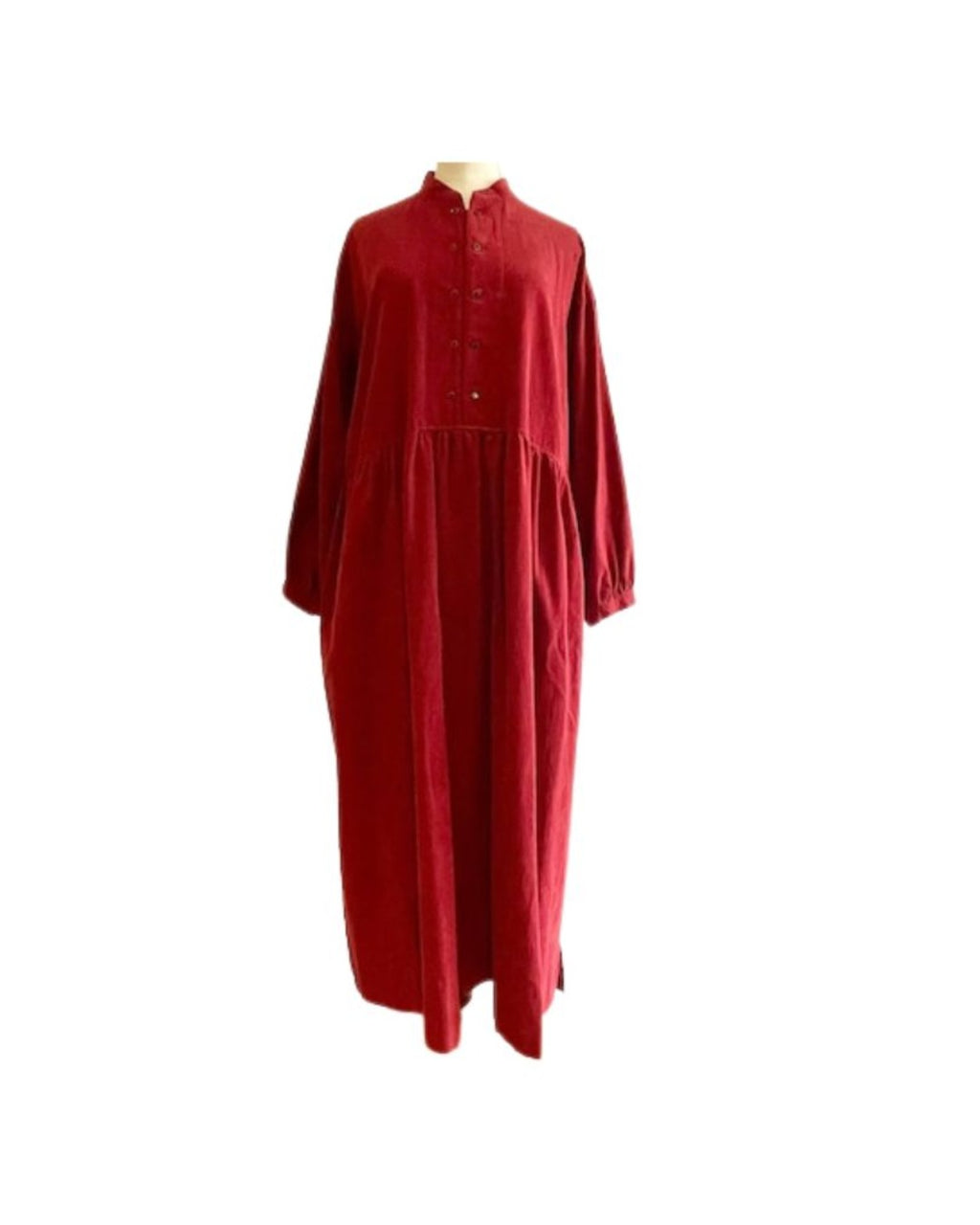 Sarahwear - Farmers Dress in Corduroy - Red
