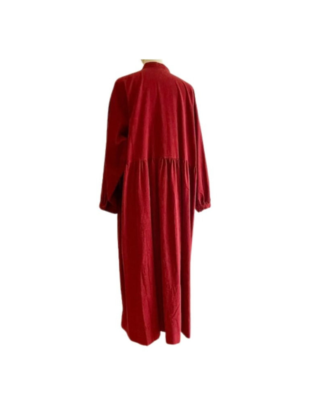 Sarahwear - Farmers Dress in Corduroy - Red