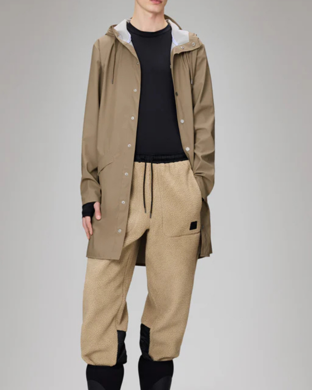Rains - Long Jacket - Beige