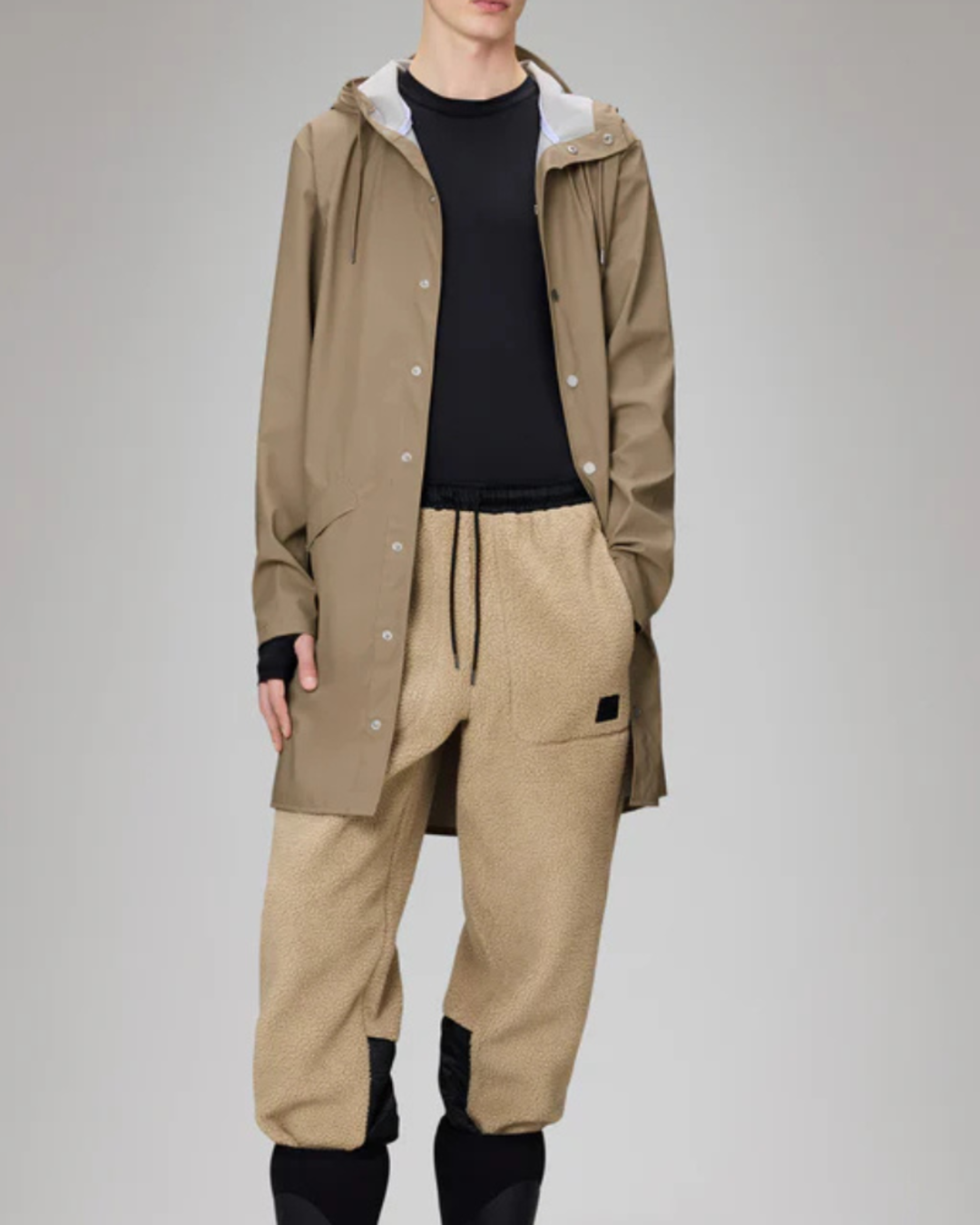 Rains - Long Jacket - Beige