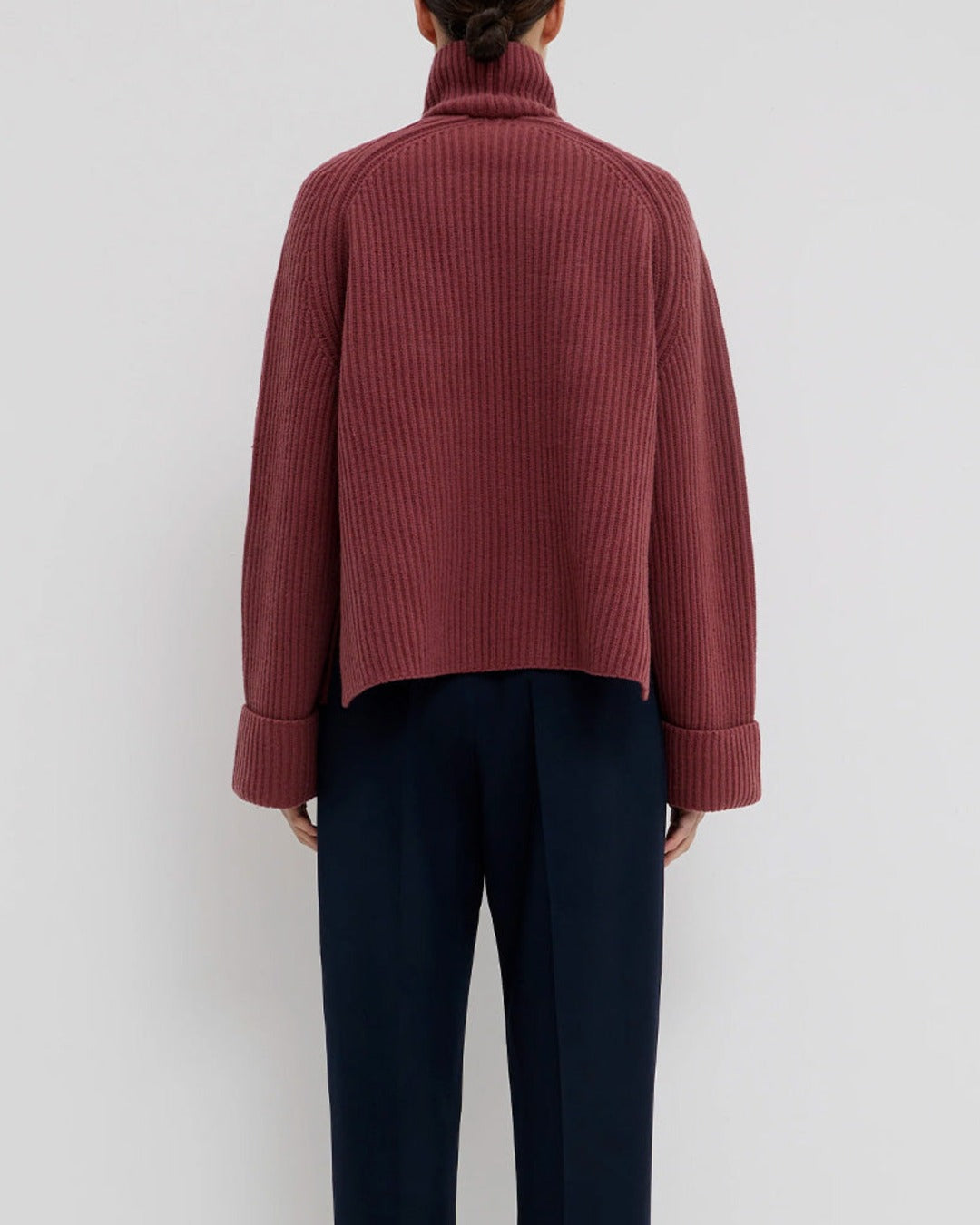 Christian Wijnants - Pull Côtelé Manches Marteau - Merlot