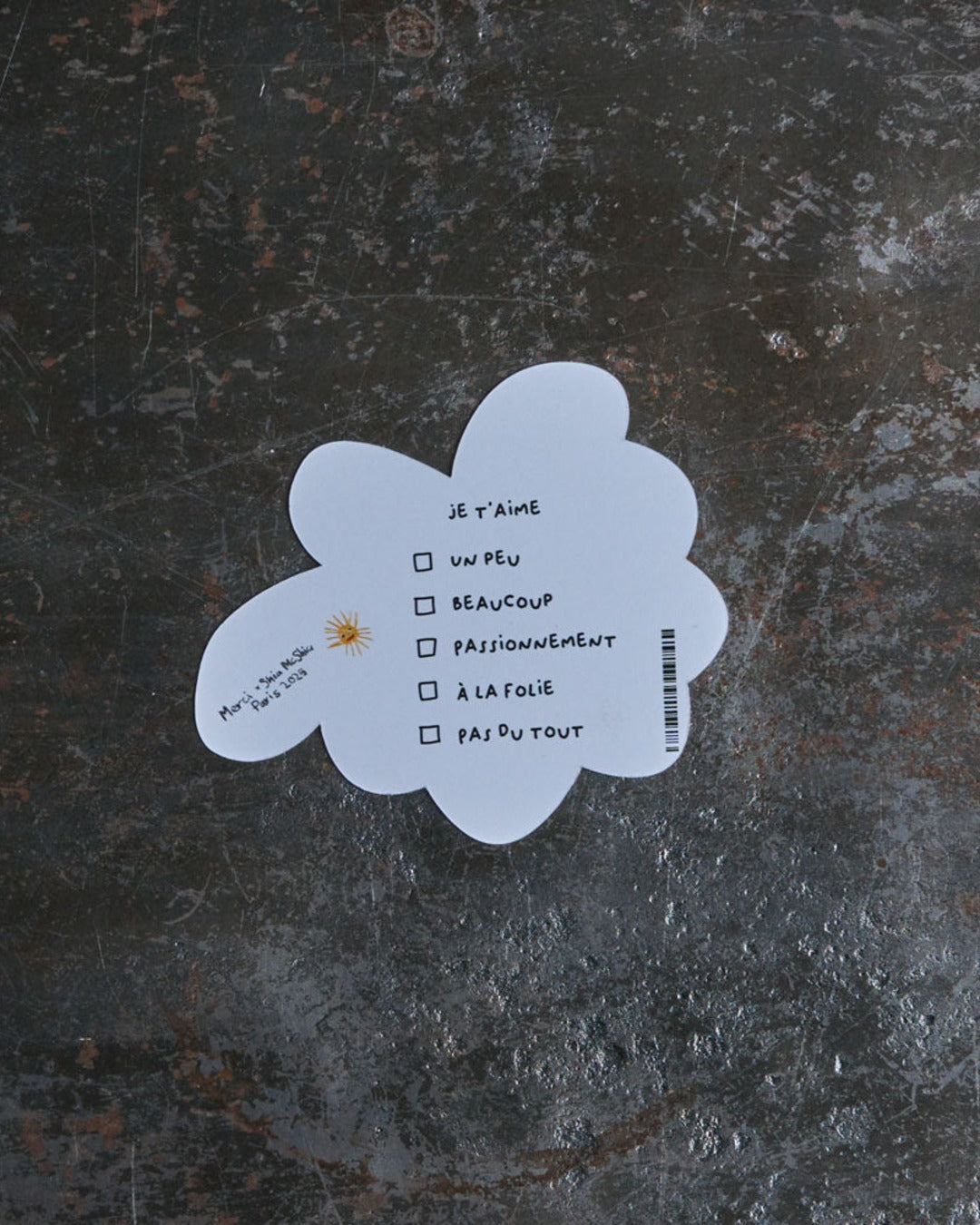 Merci x Shia Mcshia - Postcard Flower