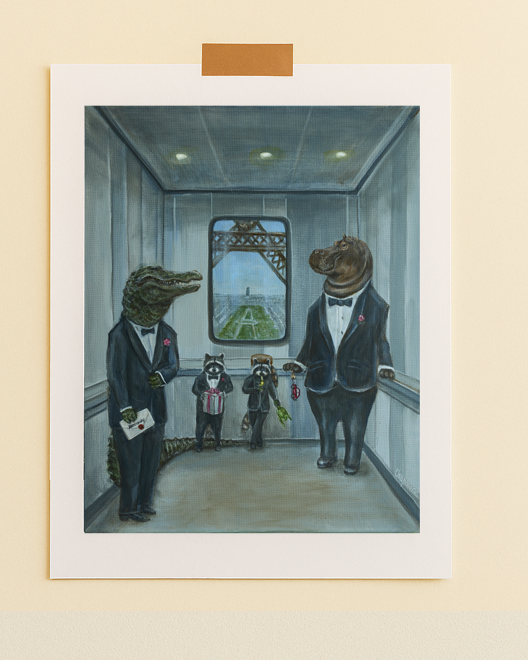 Merci x Travis Chapman - Sharped dressed and ready to go poster