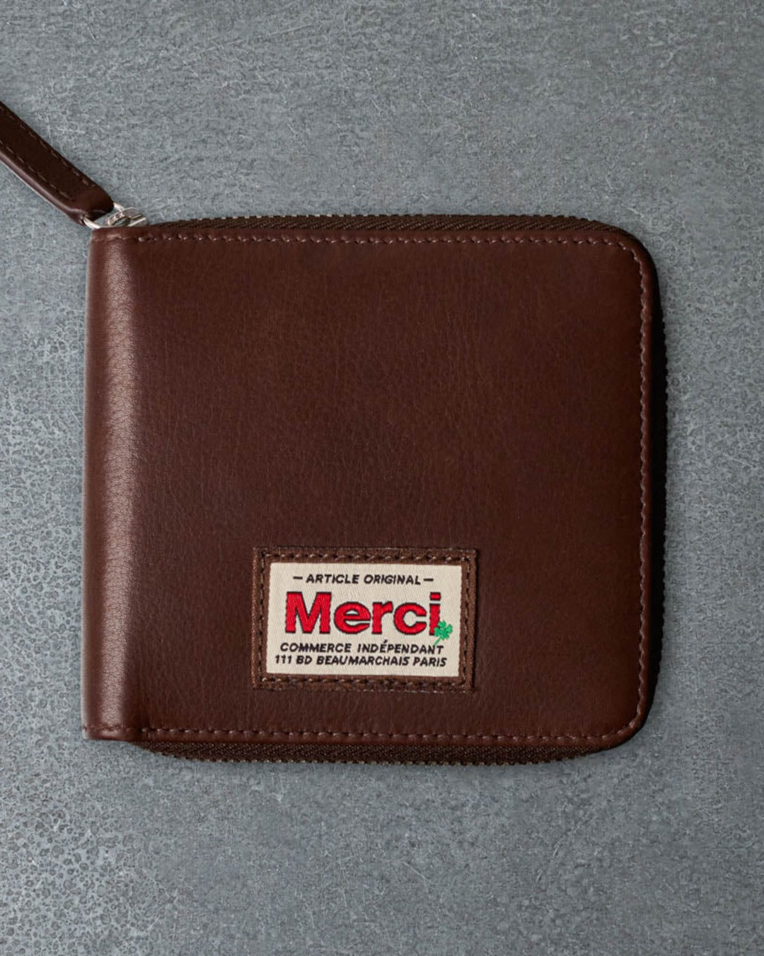 Merci - Zip Wallet - Chocolate
