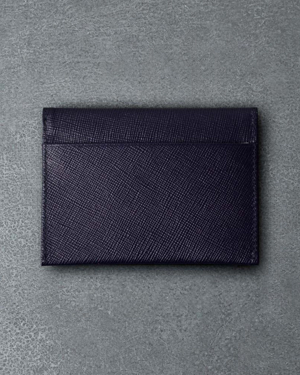 Merci - Card Holder with Flap - Navy