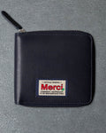 Merci - Porte Feuille Zip - Marine