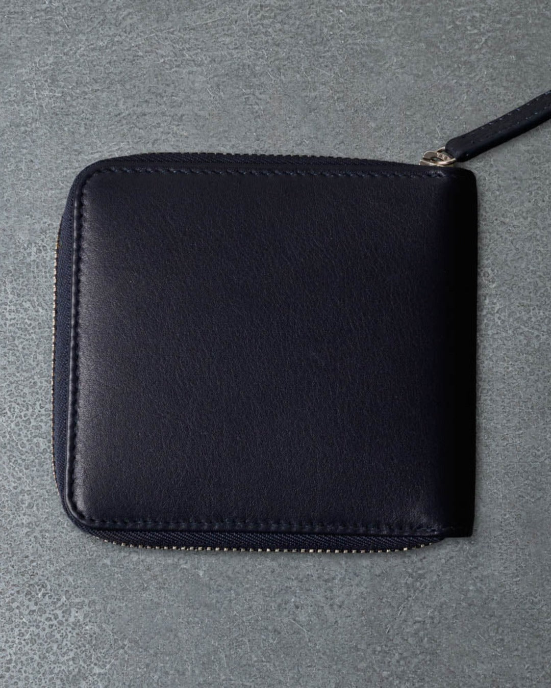 Merci - Porte Feuille Zip - Marine