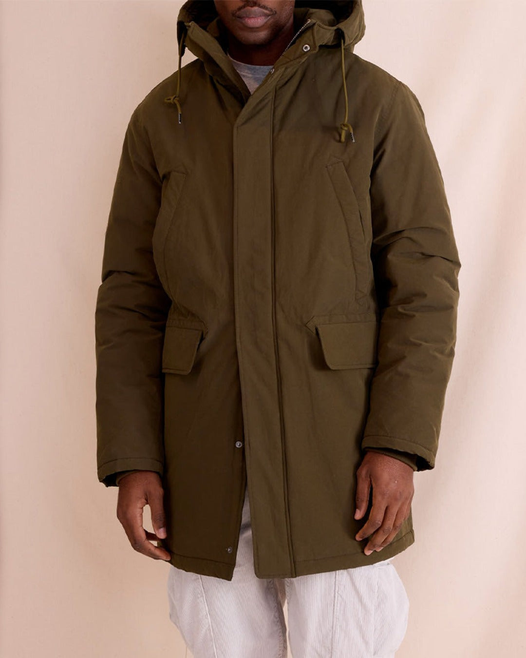 Hartford - Manteau Parka Carey - Olive – Merci Paris