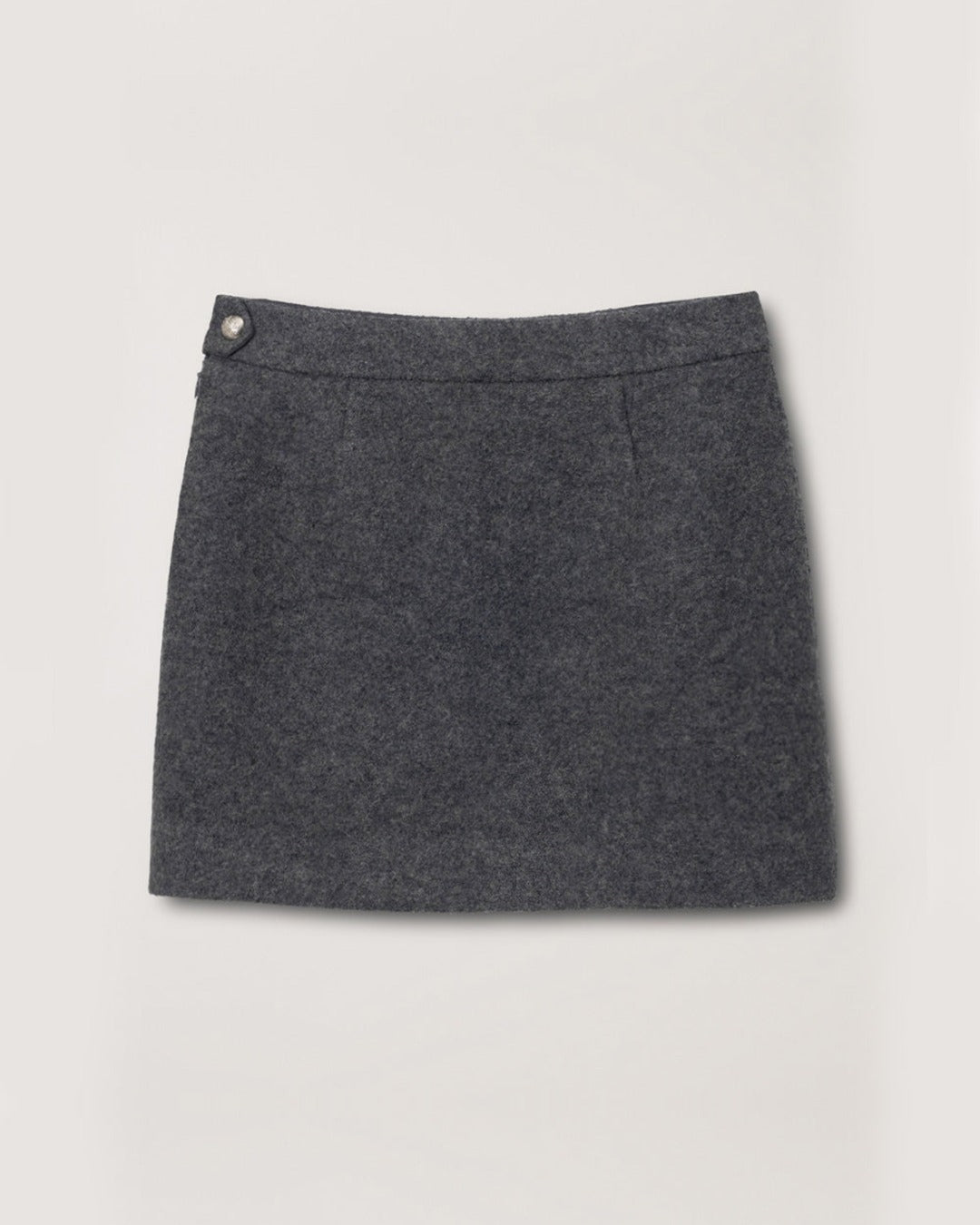 Dunst - Wool Mini Skirt - Grey