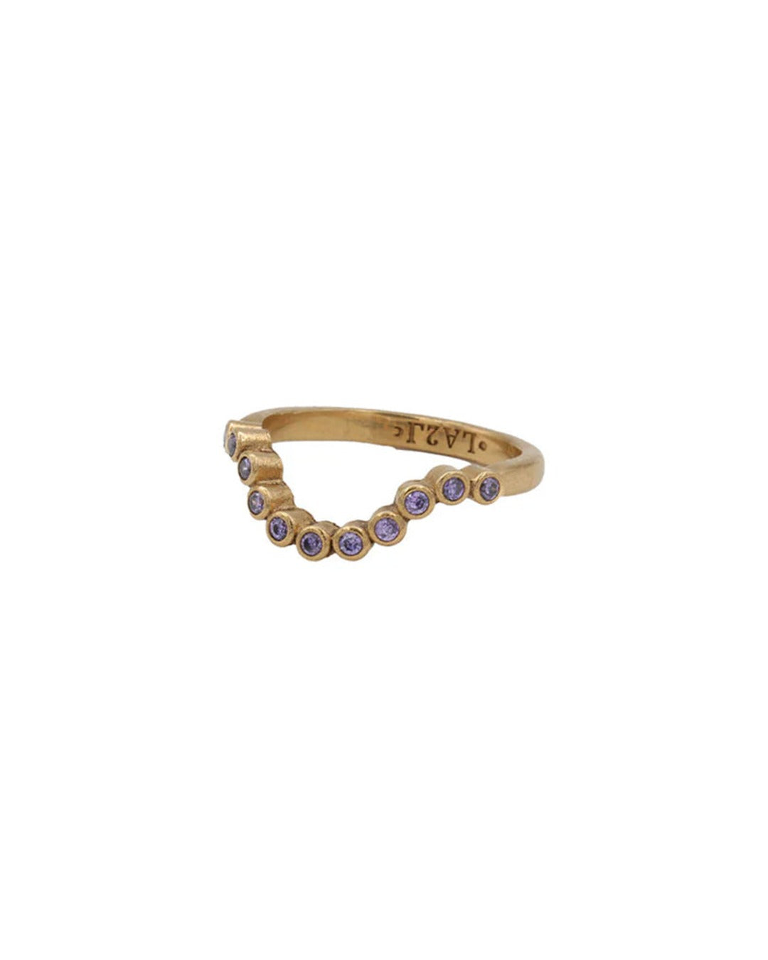 La2L - Bague Rhoda Strass - Violet